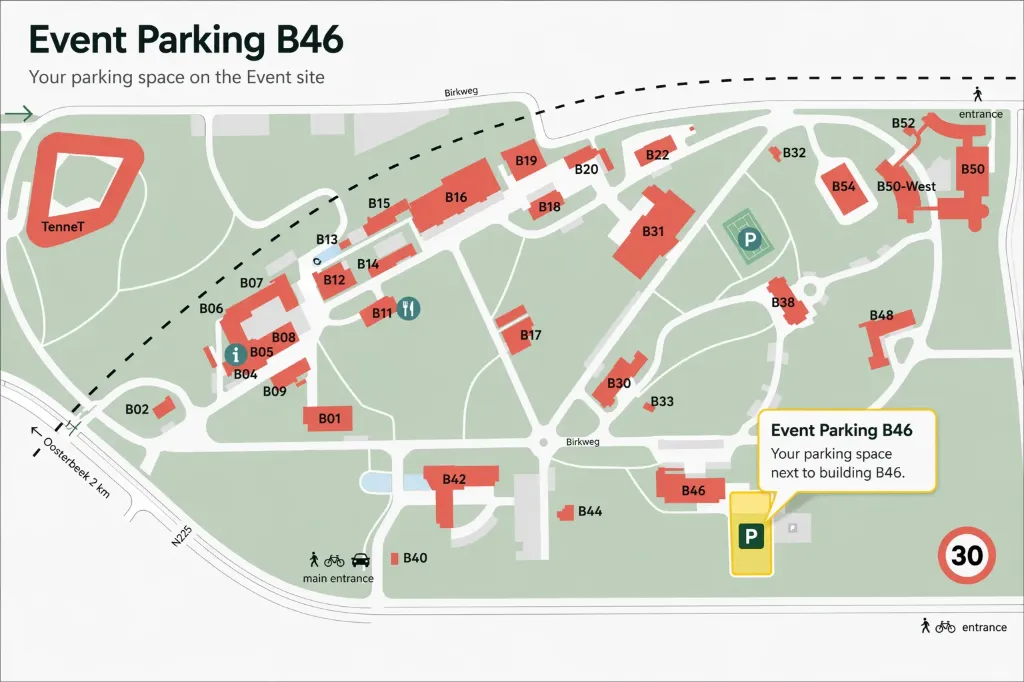 Eventparkeerplaats B46